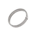 FOPE, Panorama Collection, 18ct White Gold Diamond Flex'It Bracelet: 0.01 carats An 18ct white gold Flex'It bracelet with a single diamond set charm belonging to FOPE''s Panorama collection.