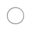 FOPE, Panorama Collection, 18ct White Gold Diamond Flex'It Bracelet: 0.01 carats An 18ct white gold Flex'It bracelet with a single diamond set charm belonging to FOPE''s Panorama collection.