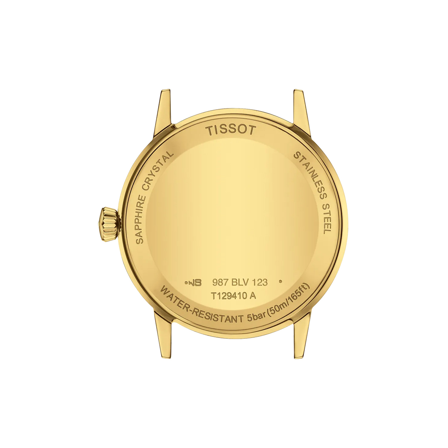 Tissot, Classic Dream with a 42mm stainless steel yellow gold PVD coated case and a brown leather strap featuring a date function and an ivory coloured dial.