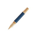 Montblanc, Great Characters Homage to Queen Special Edition rollerball pen crafted from blue precious resin with gold-plated fittings.