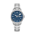 Hamilton, Khaki Aviation Pilot Blue Day Date, Automatic Men's Watch Hamilton, Khaki Aviation Pilot Day Date with a 42mm stainless steel case and bracelet strap with a day date function and a blue dial.