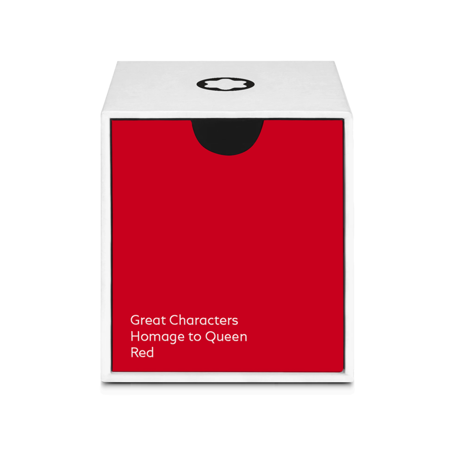 Montblanc, Ink Bottle Great Characters Homage to Queen: Red, 50ml Montblanc, Ink Bottle Great Characters Homage to Queen with 50ml of red ink.