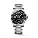 Longines, HydroConquest Sunray Black, Automatic Men's Watch Longines, HydroConquest with a 41mm stainless steel case and bracelet strap featuring a date function and a sunray black dial and bezel.