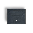 Montblanc, Sartorial Tweed Blue 6cc Card Holder Montblanc, Sartorial card holder crafted in tweed blue leather with six dedicated card slots and two additional pockets.