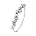 Georg Jensen, Sterling Silver Moonlight Grapes Bangle: Size Medium A sterling silver oxidised bead closed bangle from Georg Jensen's Moonlight Grapes collection.
