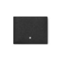 Montblanc, Sartorial Black 6cc Wallet Montblanc, Sartorial wallet crafted in black Saffiano-printed leather with six dedicated credit card slots, two compartments for banknotes and two small additional pockets.
