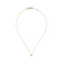 An 18ct rose gold necklace with pendant from Gucci's GG Running collection.