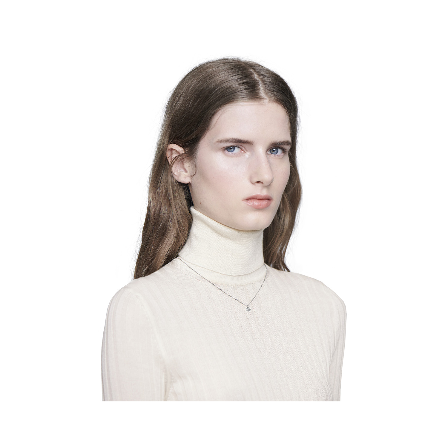 Gucci GG Running, 18ct White Gold Necklace: 37 - 42cm An 18ct white gold necklace with pendant from Gucci's GG Running collection.