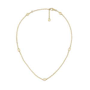 An 18ct yellow gold necklace from the Gucci Interlocking collection.
