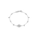 Gucci Interlocking, 18ct White Gold Diamond Bracelet: 0.22 carats An 18ct white gold, diamond set bracelet from the Gucci Interlocking collection.