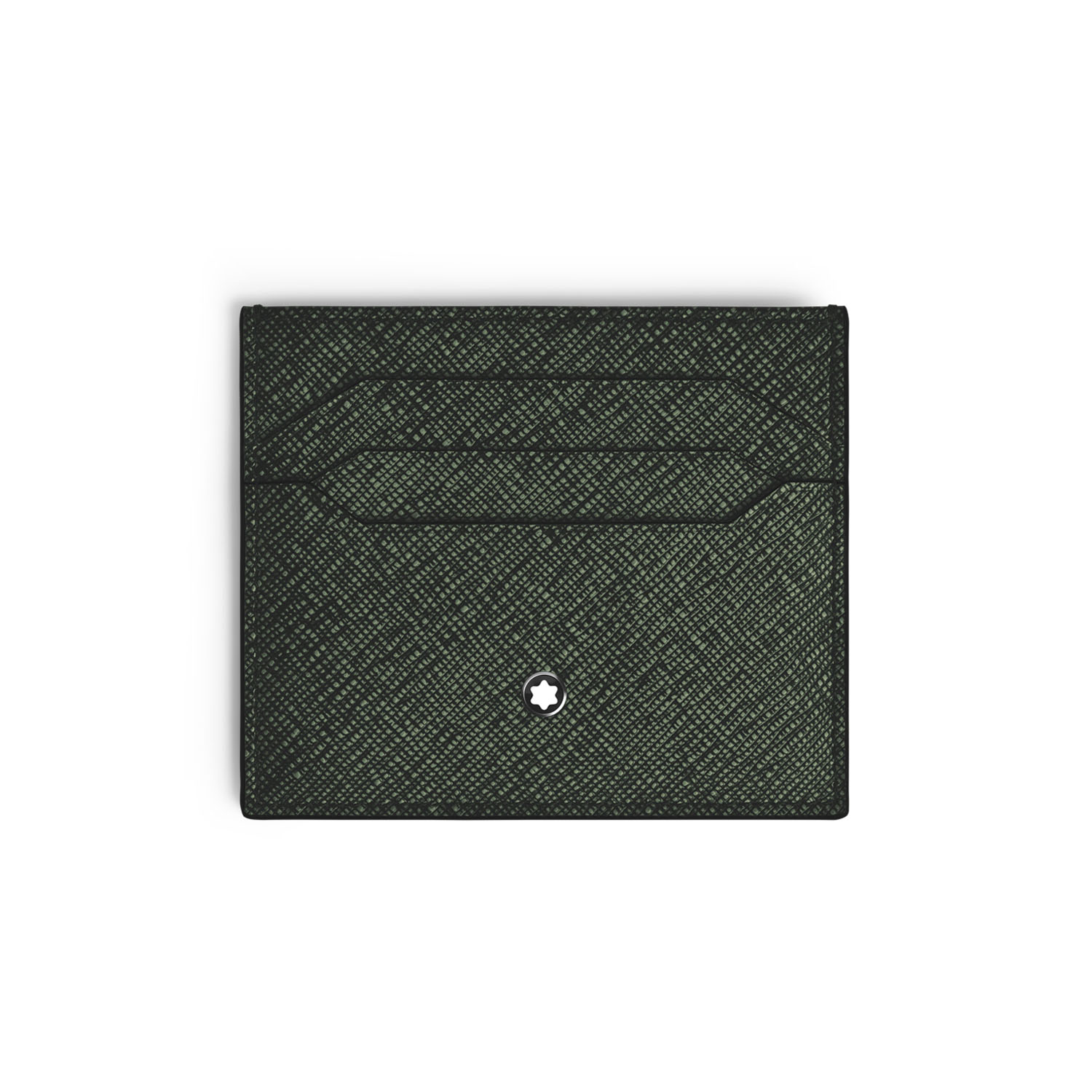 Montblanc, Sartorial card holder crafted in tweed khaki leather with six dedicated card slots and an additional pocket.