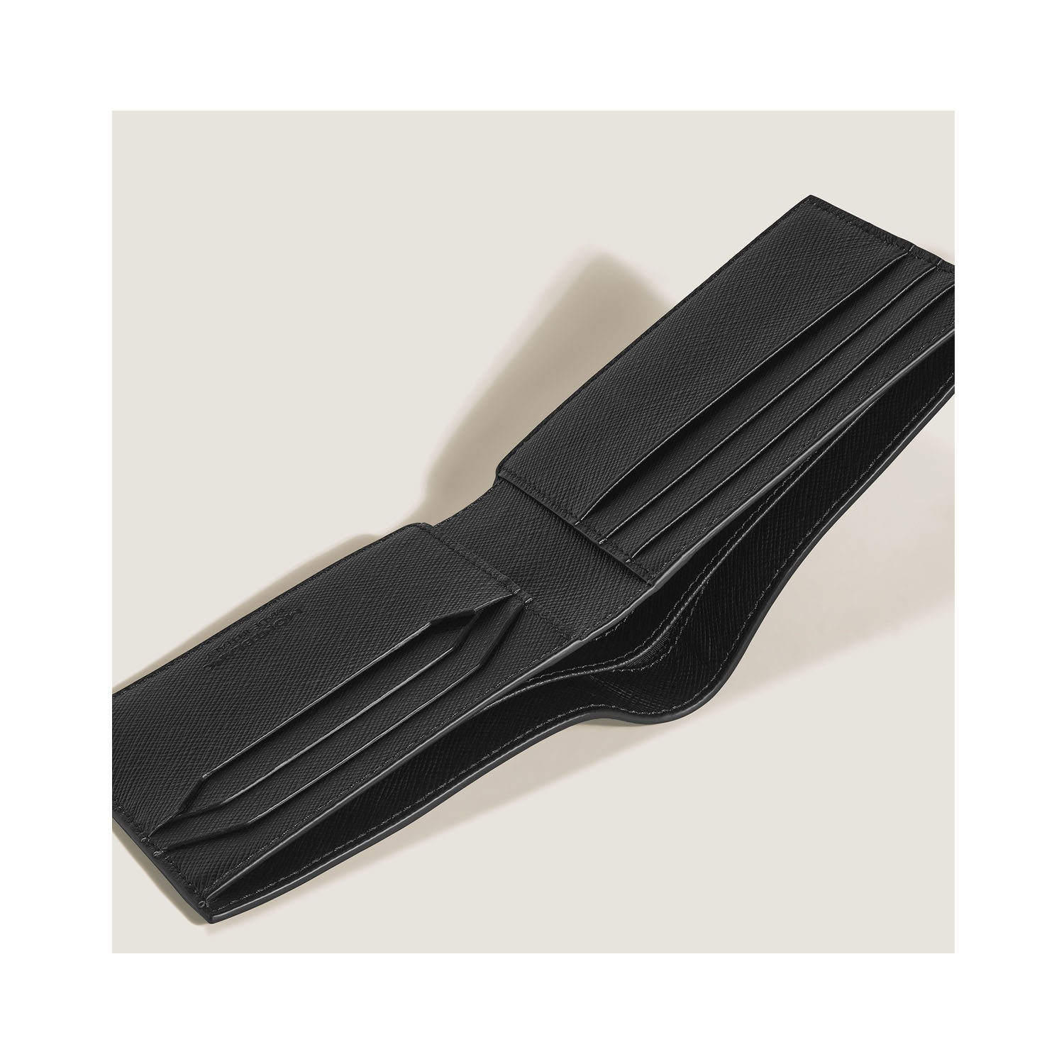 Montblanc, Sartorial Tweed Khaki 6cc Wallet Montblanc, Sartorial wallet crafted in tweed khaki leather with six dedicated credit card slot, two banknote compartments and two additional pockets.