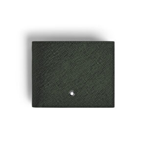 Montblanc, Sartorial wallet crafted in tweed khaki leather with six dedicated credit card slot, two banknote compartments and two additional pockets.