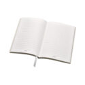 Montblanc, Fine Stationery #146 Pearl White Lined Notebook A Montblanc, Fine Stationery #146 pearl white lined notebook crafted in white Saffiano leather with printed detail featuring 96 sheets with an elegant pearl necklace design.