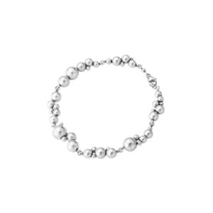 A sterling silver oxidised bead bracelet from Georg Jensen’s Moonlight Grapes collection.