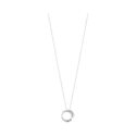 Georg Jensen, Sterling Silver Mercy Small Pendant & Chain A sterling silver small polished pendant and chain belonging to Georg Jensen's Mercy collection.