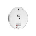 Mondaine, Silver Coloured Wall Clock Mondaine, Silver Coloured Wall Clock with a 40cm diameter aluminium case with a quartz battery featuring a three hand white face.