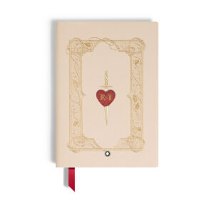 A Montblanc, Meisterstück Romeo & Juliet medium lined notebook crafted in fine leather featuring 96 sheets and taking its design from the Romeo & Juliet special collection.