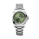 Longines, Conquest Sunray Green with Diamonds, Automatic Women's Watch Longines, Conquest with a 34mm stainless steel case and bracelet strap featuring a date function and a sunray green diamond set dial.