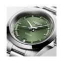 Longines, Conquest Sunray Green with Diamonds, Automatic Women's Watch Longines, Conquest with a 34mm stainless steel case and bracelet strap featuring a date function and a sunray green diamond set dial.