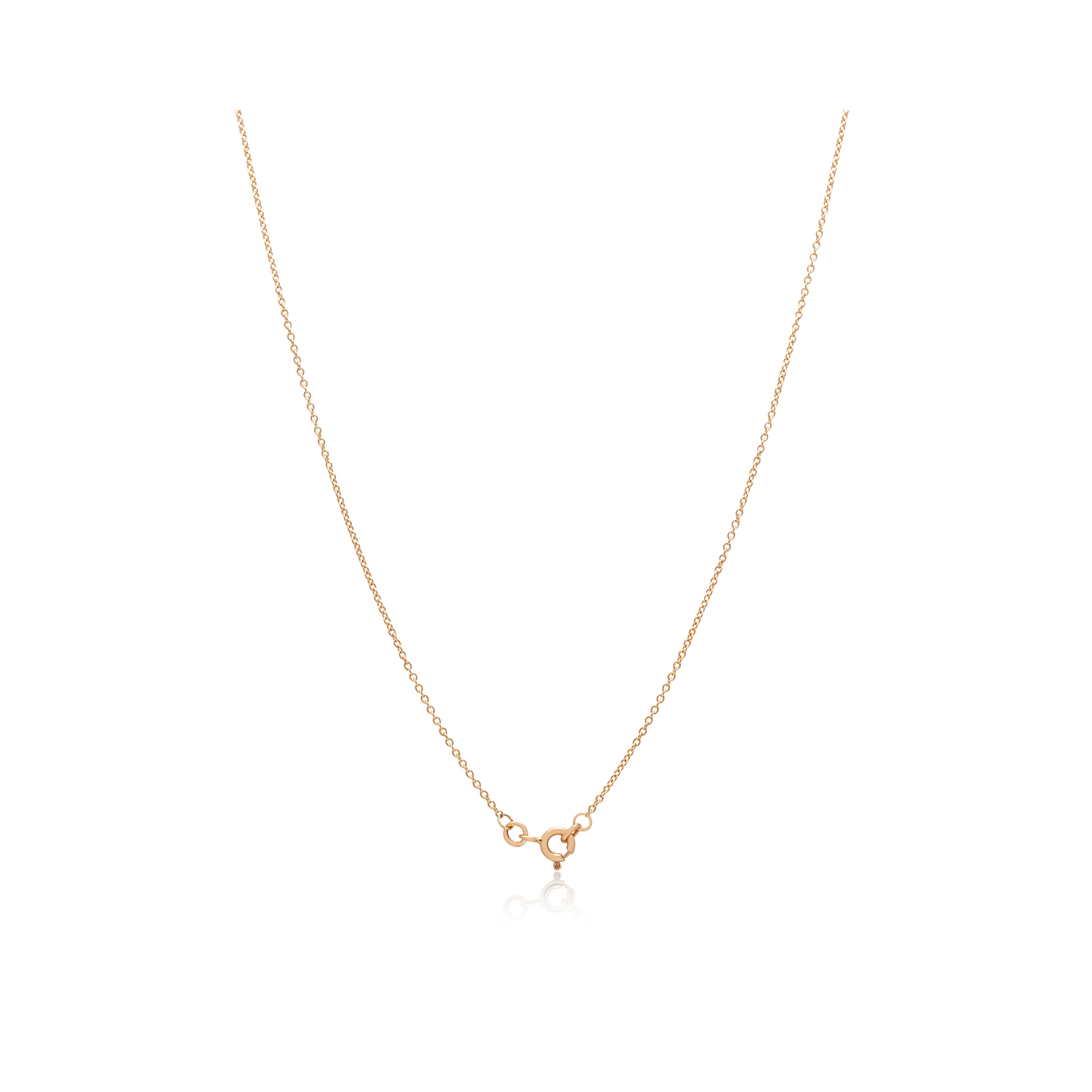 18ct Yellow Gold Onyx & Diamond Clover Pendant & Chain: 0.23 carats An 18ct yellow gold onyx and diamond clover pendant and chain with diamonds set to the outer edge of the clover.