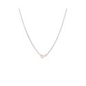 18ct White Gold Single Stone Diamond Pendant & Chain: 1.00 carat An 18ct white gold four claw diamond set single stone pendant and chain.