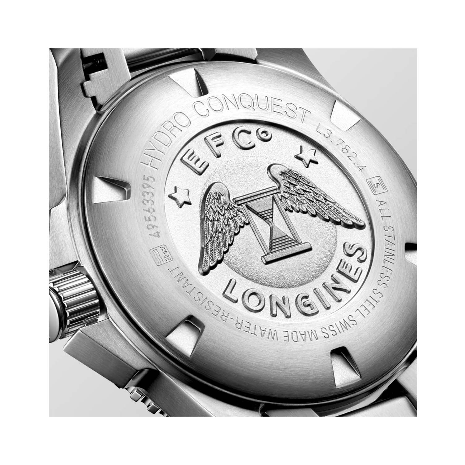 Longines, HydroConquest Green, Automatic Men's Watch Longines, HydroConquest with a 43mm stainless steel case and bracelet strap featuring a date function and a green dial and ceramic bezel.