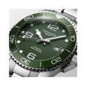 Longines, HydroConquest Green, Automatic Men's Watch Longines, HydroConquest with a 43mm stainless steel case and bracelet strap featuring a date function and a green dial and ceramic bezel.