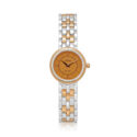 OMEGA, De Ville Two-Tone, Quartz Women's Watch OMEGA, De Ville with a 23mm two-tone stainless steel and yellow gold case and bracelet strap featuring a gold coloured dial.