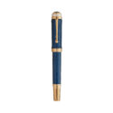 Montblanc, Great Characters Homage to Queen Special Edition Fountain Pen A Montblanc, Great Characters Homage to Queen Special Edition fountain pen crafted in blue precious resin, gold coated fittings and a solid Au 585 gold nib with special embossing.