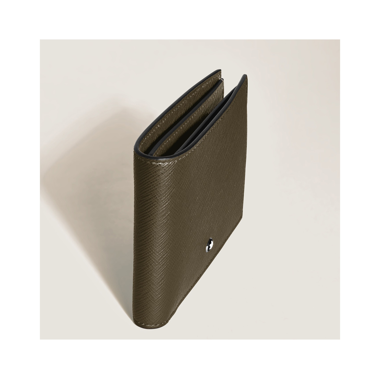 Montblanc, Sartorial Khaki 6cc Wallet A Montblanc, Sartorial wallet crafted in khaki embossed leather with six dedicated spaces for cards, two compartments for banknotes and two additional smaller pockets.