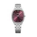 Raymond Weil, Toccata Red Grape Dial & Diamonds, Quartz Women's Watch Raymond Weil, Toccata with a 31mm stainless steel oval shaped dial and bracelet strap featuring a red grape coloured dial and diamond set bezel.