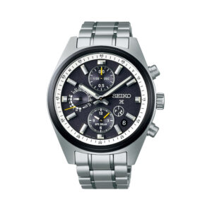 Seiko, Prospex Speedtimer GPS with a 42mm stainless steel case and bracelet strap featuring a GPS function, chronograph and a date function on a black dial.