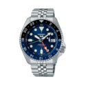 Seiko 5 Sports 'Blueberry' GMT SKX Re-Interpretation, Automatic Men's Watch Seiko 5 Sports with a 42.5mm stainless steel case and bracelet strap featuring a date function, GMT function and a blue dial and bezel.