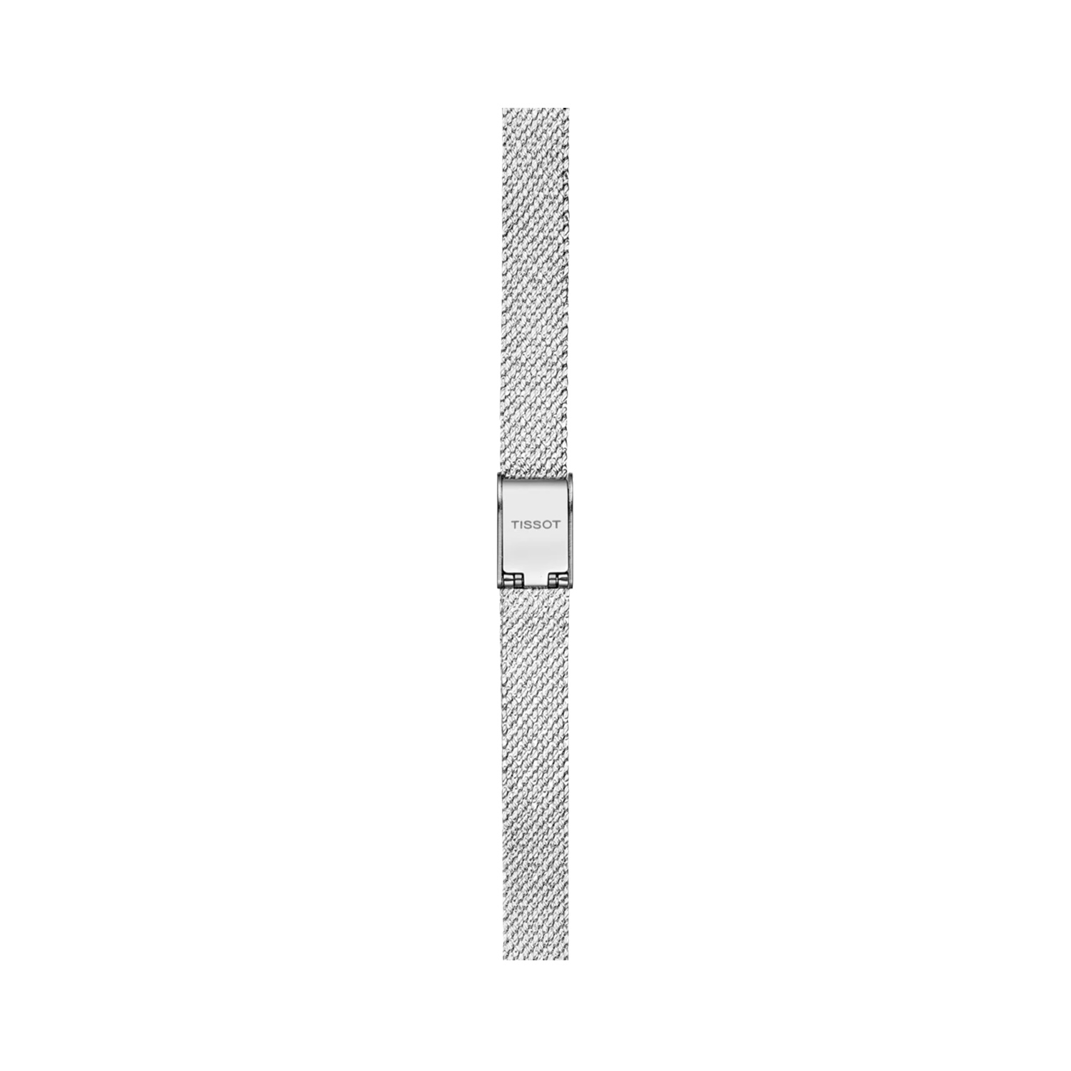 Tissot, Lovely Square Diamond Dial, Quartz Women's Watch Tissot, Lovely Square with a 20mm stainless steel case and bracelet strap featuring a diamond set silver dial.