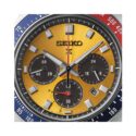 Seiko, Prospex Chronograph 1969 Re-Interpretation with a 41.4mm stainless steel case and bracelet strap featuring a date function, chronograph and a yellow dial.