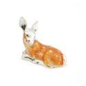 A sterling silver fawn figurine from Saturno by Francis Howard.