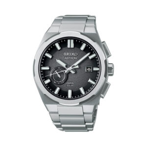 Seiko, Astron 3X ‘Moon’ with a 42mm titanium case and bracelet strap featuring a date function, GPS function and a dark grey dial.