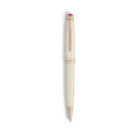 A Montblanc, Meisterstück Romeo & Juliet Classique Ballpoint pen crafted in ivory coloured precious resin and signature gold-coated fittings.