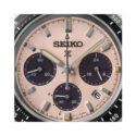 Seiko, Prospex Speedtimer Pale Pink, Solar Men's Watch Seiko, Prospex Speedtimer Pale Pink with a 39mm stainless steel case and bracelet strap featuring a chronograph and a date function with a pale pink dial.