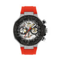 Tissot, T-Race MotoGP 2026 Limited Editon, Automatic Men's Watch Tissot, T-Race MotoGP 2026 Limited Editon with a 45mm stainless steel case and red synthetic strap featuring a chronograph and an open dial.
