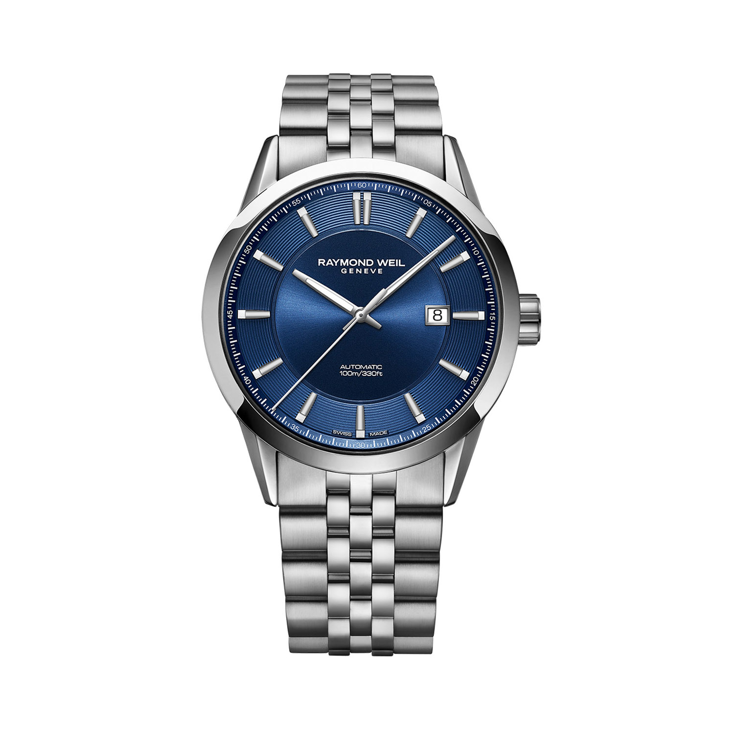 Raymond Weil, Freelancer Blue, Automatic Men's Watch Raymond Weil, Freelancer with a 42mm stainless steel case and bracelet strap featuring a date function and a blue dial.