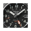 Seiko, 5 Sports 'Deploy' GMT with a 39.4mm stainless steel case and bracelet strap featuring a date function with a black dial and a steel bezel.