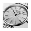 Longines, La Grande Classique Silver Flinqué, Quartz Women's Watch Longines, La Grande Classique with a 24mm stainless steel case and bracelet strap featuring a silver flinqué patterned dial.
