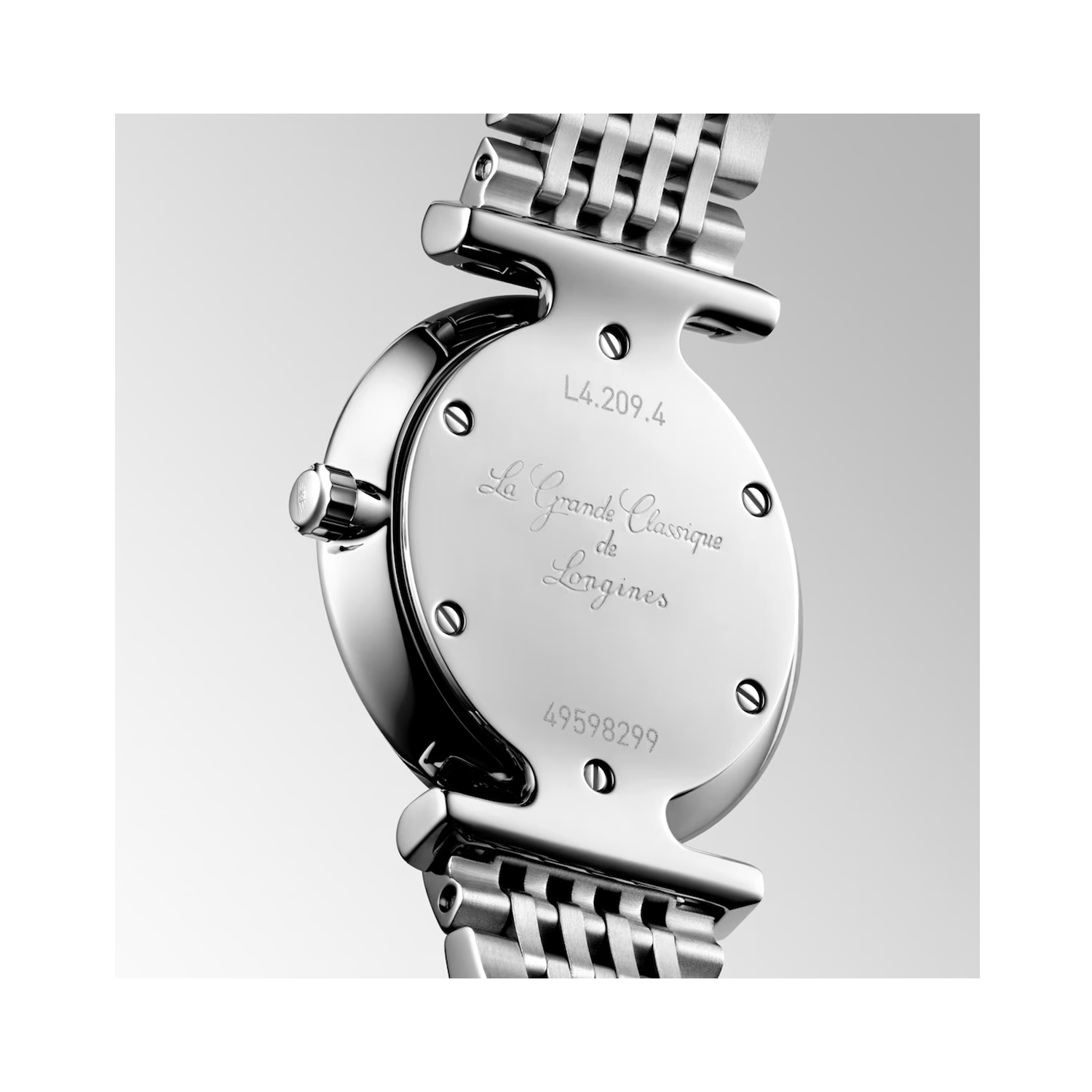 Longines, La Grande Classique Silver Flinqué, Quartz Women's Watch Longines, La Grande Classique with a 24mm stainless steel case and bracelet strap featuring a silver flinqué patterned dial.