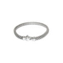 An 18ct white gold bracelet with a single clasp, belonging to the FOPE Vendôme collection.