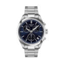 Tissot, PR 100 Chronograph Blue, Quartz Men's Watch Tissot, PR 100 Chronograph with a 40mm stainless steel case and bracelet strap featuring a date function, chronograph and a blue dial.