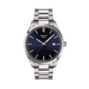 Tissot, PR 100 Dark Blue, Quartz Men's Watch Tissot PR 100 with a 40mm stainless steel case and bracelet strap featuring a date function and a dark blue dial.