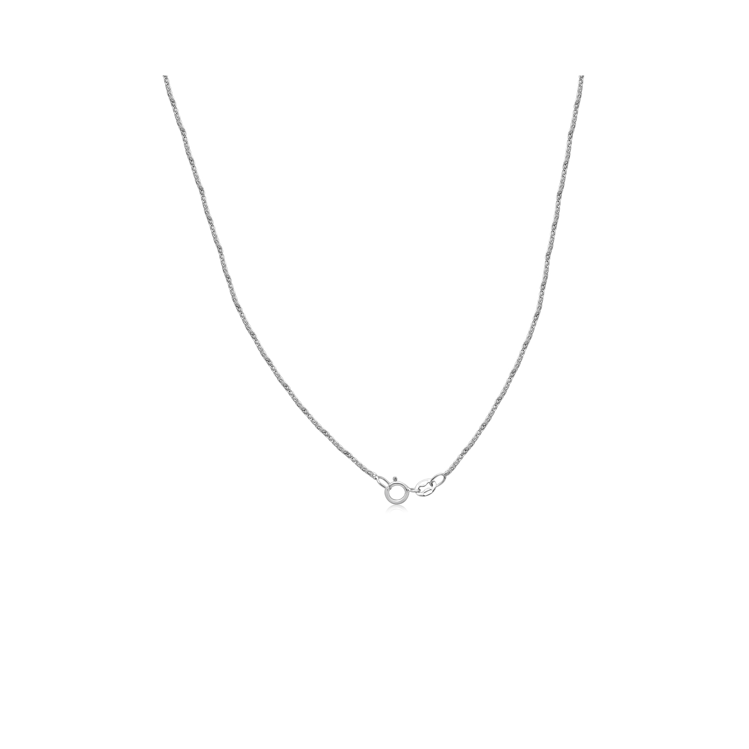 An 18ct white gold akoya pearl and rubover set diamond pendant on a chain.