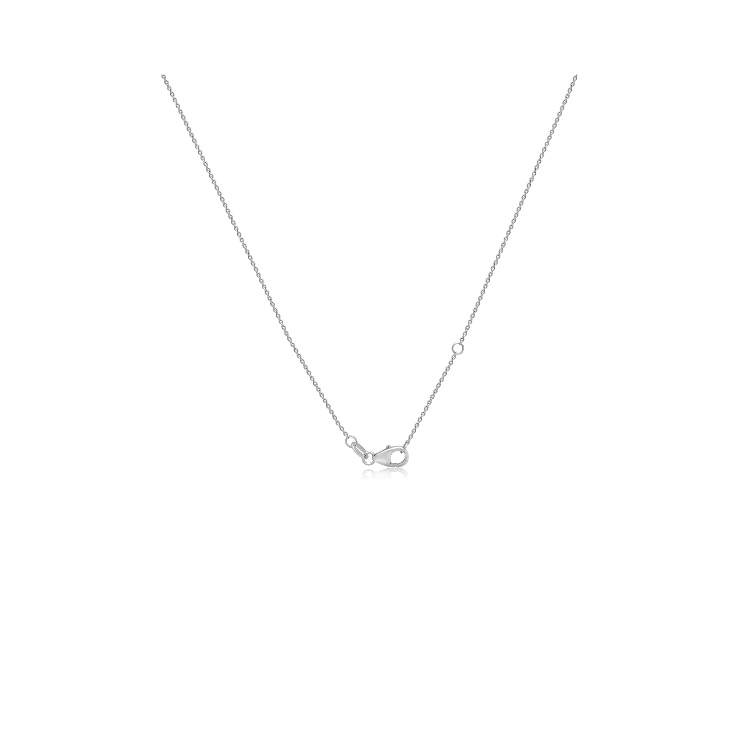 An 18ct white gold three stone aquamarine and round brilliant cut diamond set fancy cluster pendant and chain.